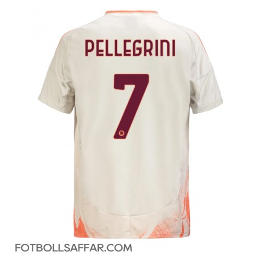 AS Roma Lorenzo Pellegrini #7 Bortatröja 2024-25 Kortärmad